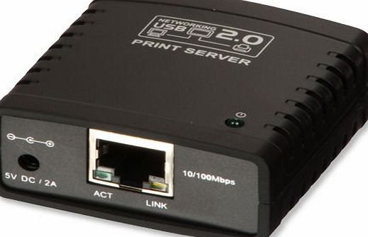 Ex-Pro USB 2.0 Print Server - 10/100Base-TX [Connect USB Printer to your network]